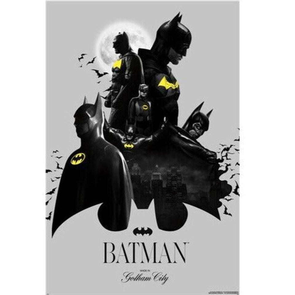 DC Comics Batman: 85th Anniversary - Batman Collage 22.375" x 34" NEW! Home & Garden:Home Décor:Posters & Prints Style Your Walls